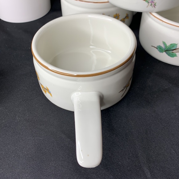 Set of 4 Woodhill ceramic soup crocks with handle - Picture 5 of 6
